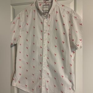 Cactus Man White Shirt Size L Slimfit
